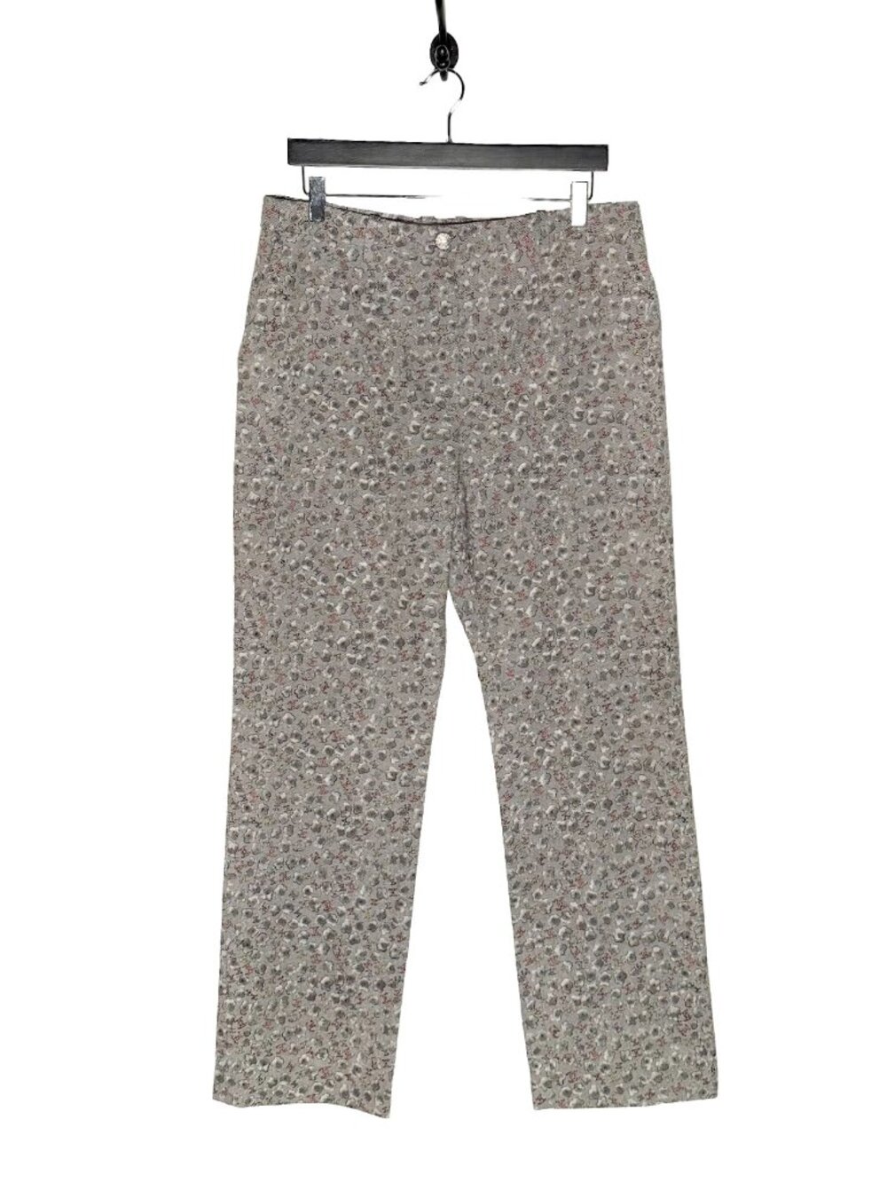 Chanel 2025 Grey Floral CC Print Pants